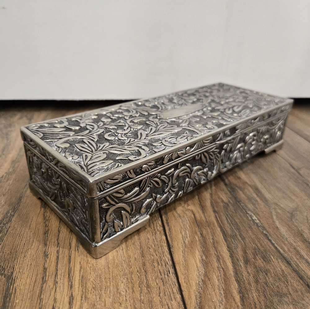 Godinger Silver Floral Jewelry Box